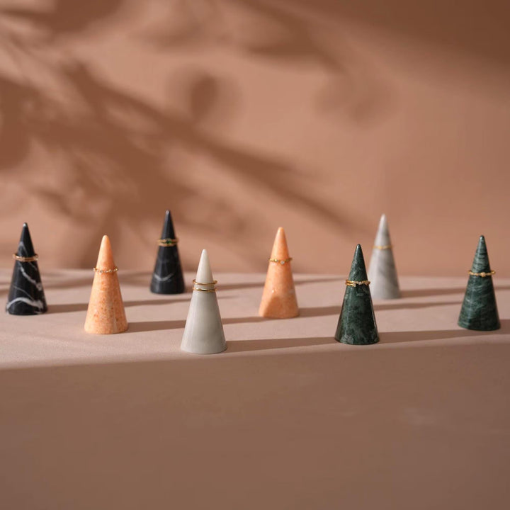 Natural Marble Ring Cone