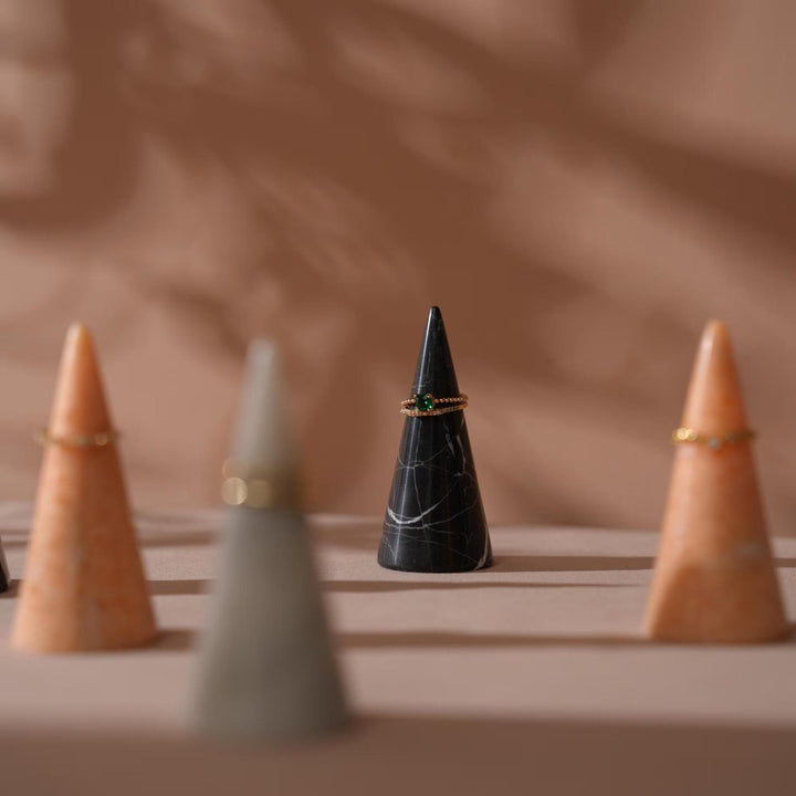 Natural Marble Ring Cone