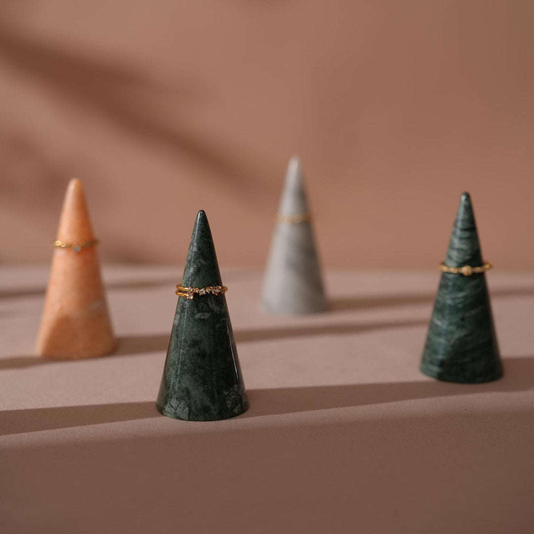 Natural Marble Ring Cone