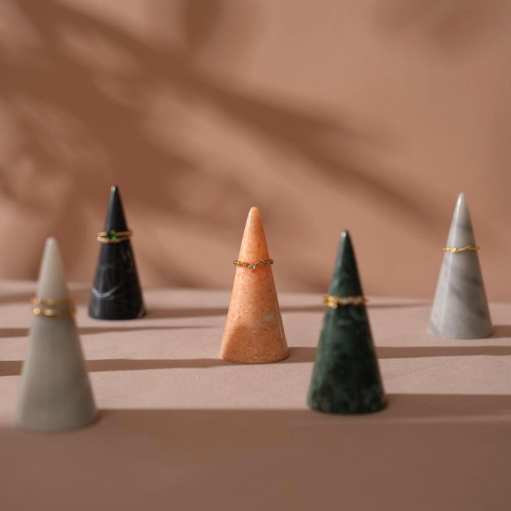 Natural Marble Ring Cone