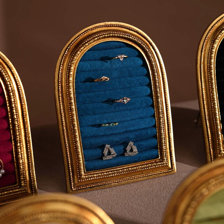 Gold Arch Jewelry Stand | Necklace Display for Retail &amp; Product Photography