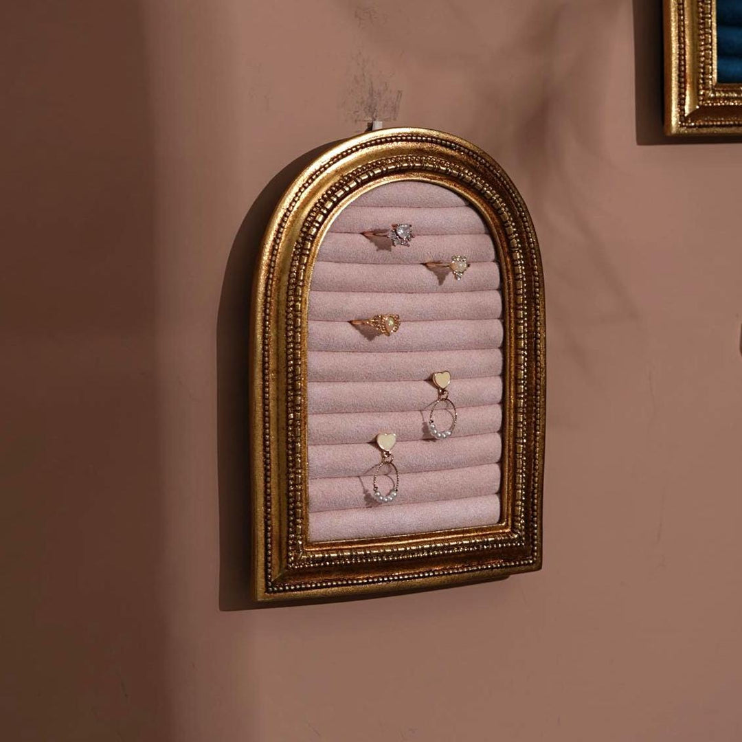 Gold Arch Jewelry Stand | Necklace Display for Retail &amp; Product Photography