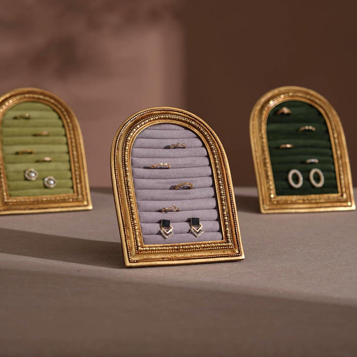 Gold Arch Jewelry Stand | Necklace Display for Retail &amp; Product Photography