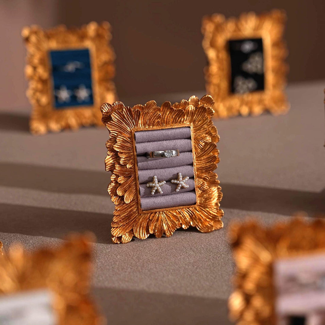 Rococo Gold Ring Display Stand
