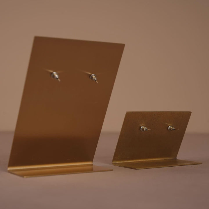 Elegant Brass Earring Holder