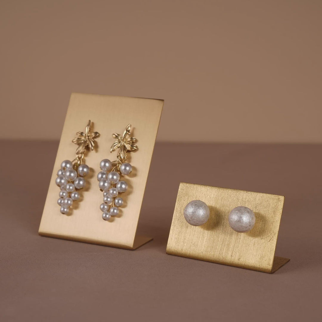Elegant Brass Earring Holder