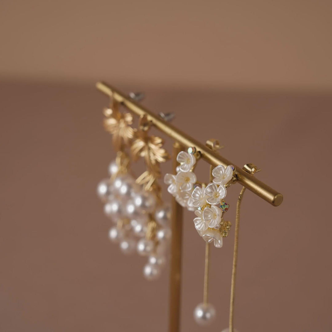 Minimalist Brass Earring Stand | Craft Fair &amp; Boutique Display