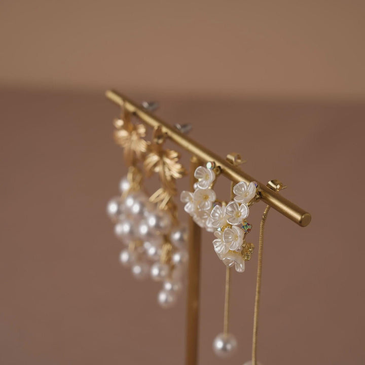 Minimalist Brass Earring Stand | Craft Fair &amp; Boutique Display