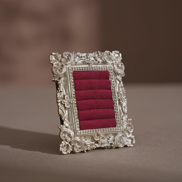Rococo Silver Flat Lay Prop