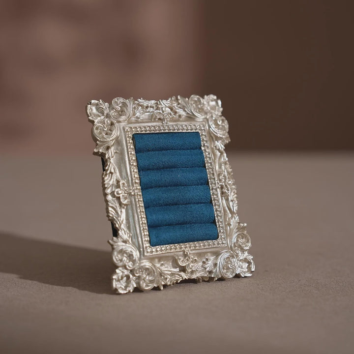 Rococo Silver Flat Lay Prop