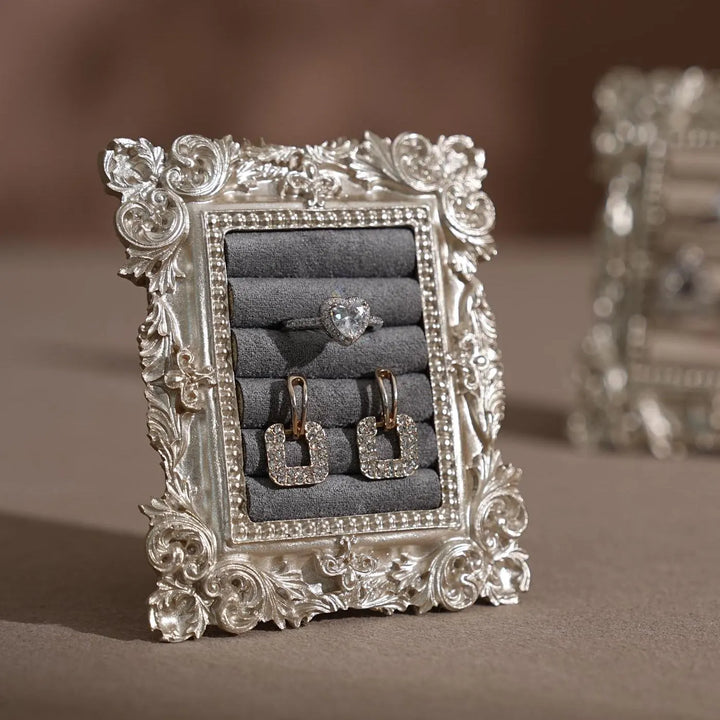 Rococo Silver Flat Lay Prop