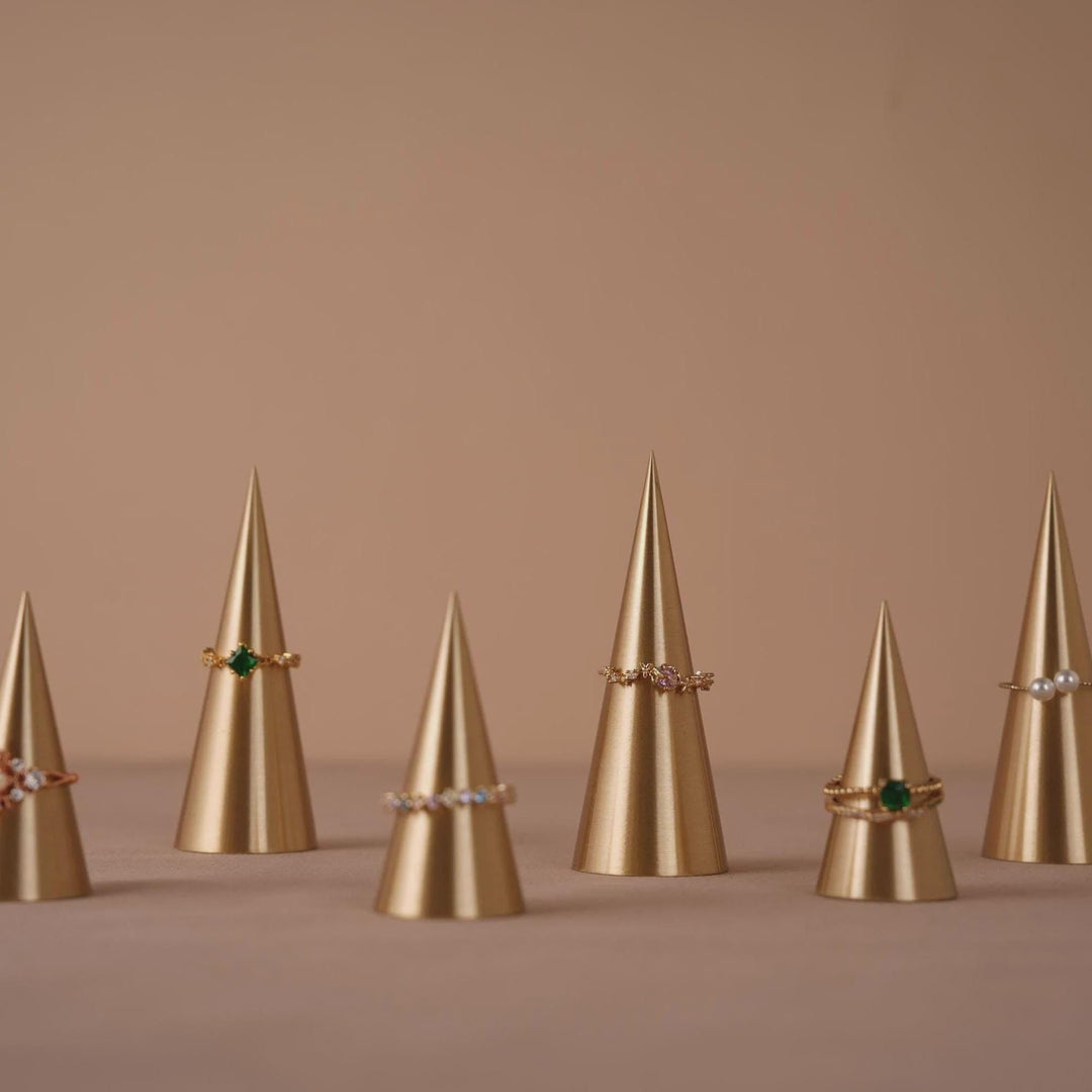 Brass Ring Cone Holder
