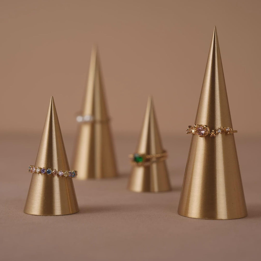 Brass Ring Cone Holder
