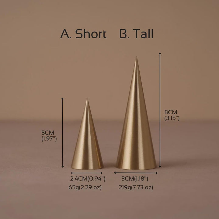 Brass Ring Cone Holder