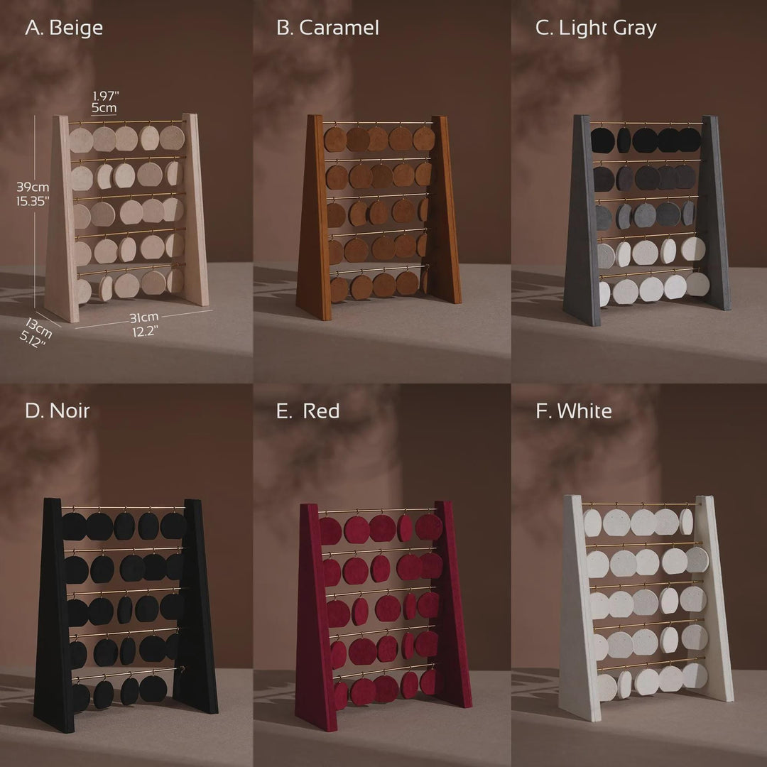 Minimalist Wood Earring Stand - Artisan Jewelry Organizer