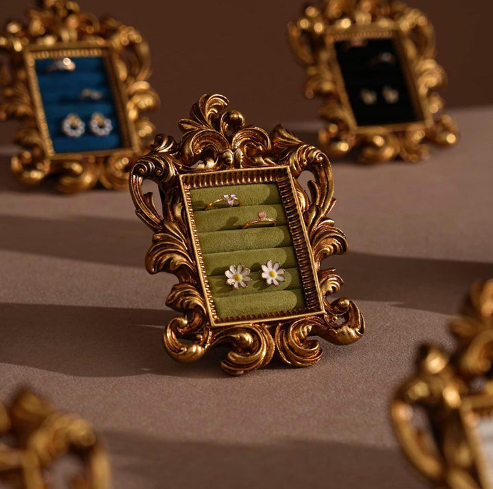 Gold Rococo Jewelry Frame