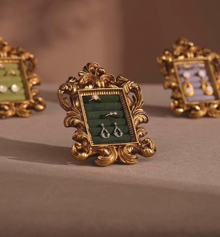 Gold Rococo Jewelry Frame