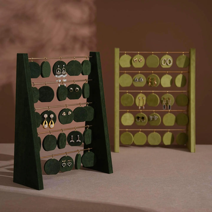 Minimalist Wood Earring Stand - Artisan Jewelry Organizer