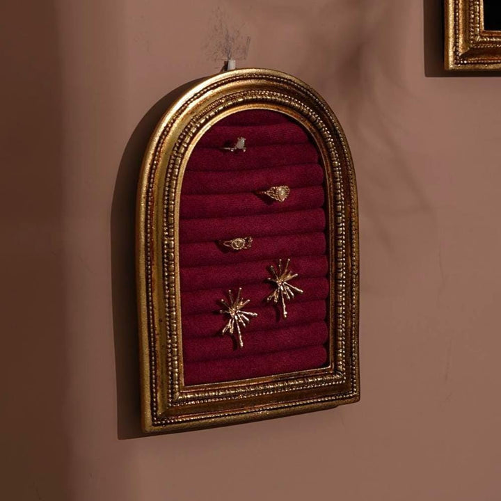 Gold Arch Jewelry Stand | Necklace Display for Retail &amp; Product Photography