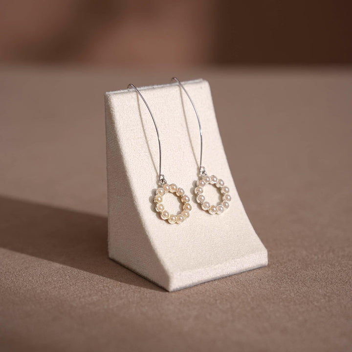 Minimalist Vegan Suede Jewelry Display Stand for Earrings &amp; Necklaces