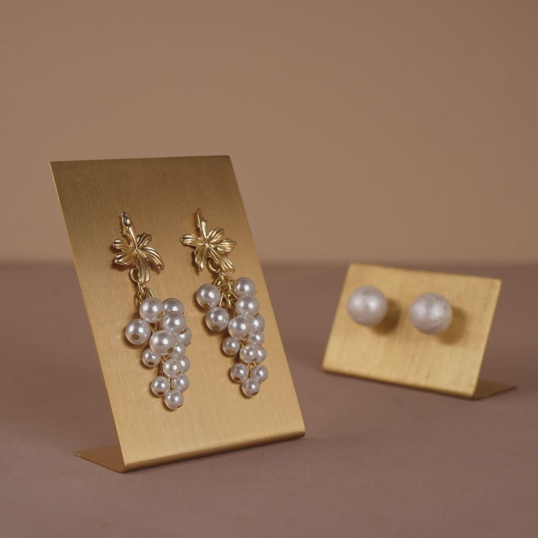 Elegant Brass Earring Holder