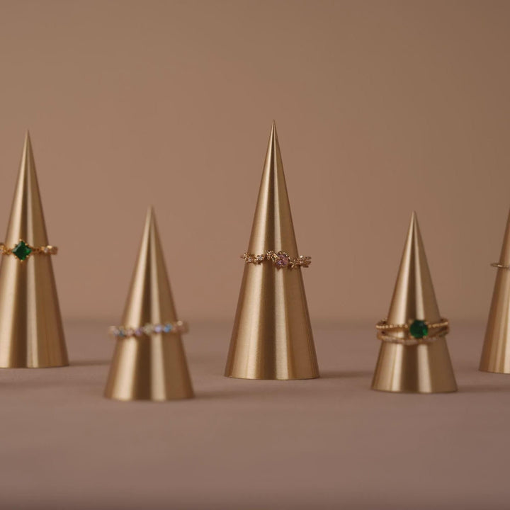 Brass Ring Cone Holder