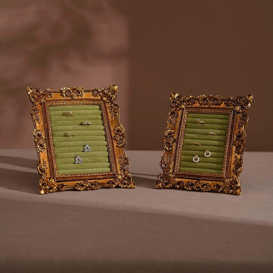 Rococo Style Ornate Gold Jewelry Display Stand