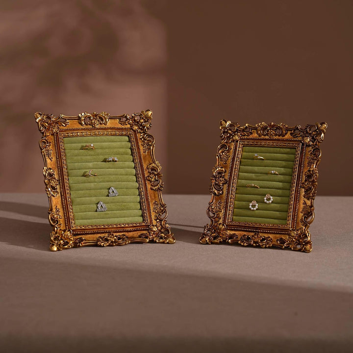 Rococo Style Ornate Gold Jewelry Display Stand