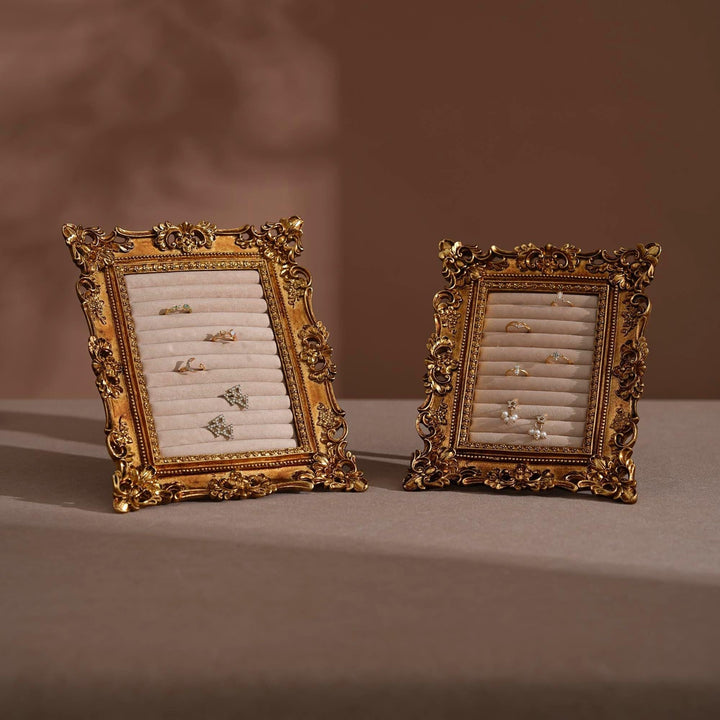 Rococo Style Ornate Gold Jewelry Display Stand