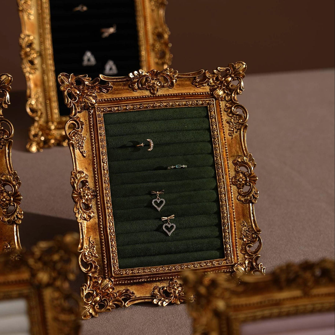 Rococo Style Ornate Gold Jewelry Display Stand