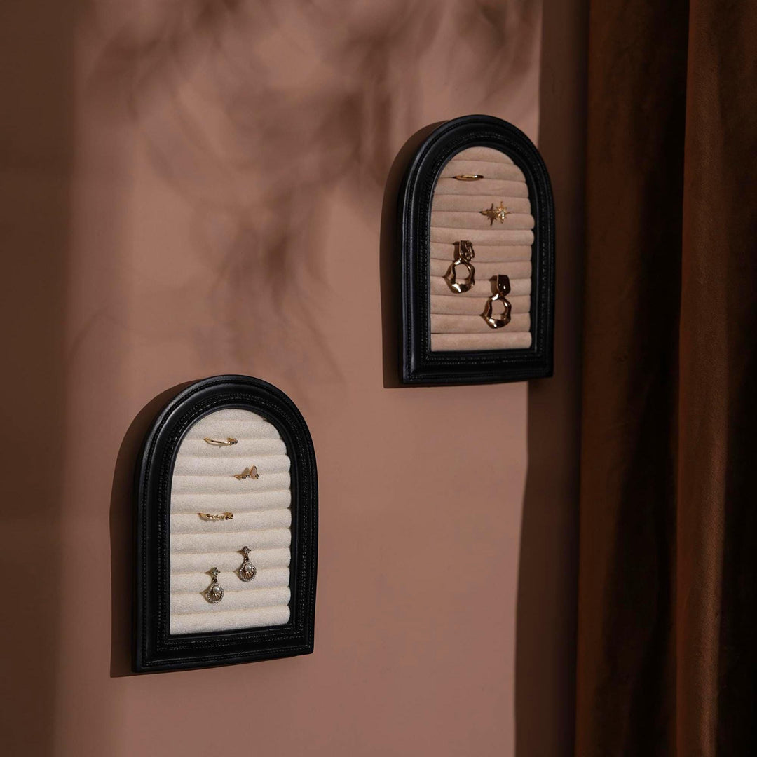 Black Arch Ring and Earring Display Stand