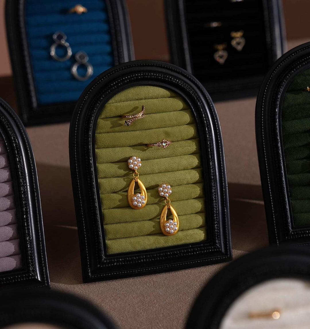 Black Arch Ring and Earring Display Stand