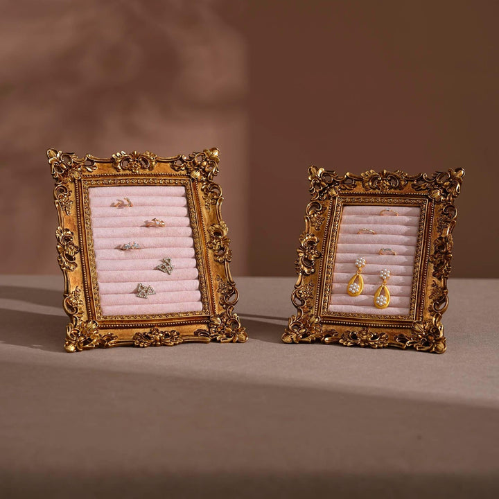 Rococo Style Ornate Gold Jewelry Display Stand