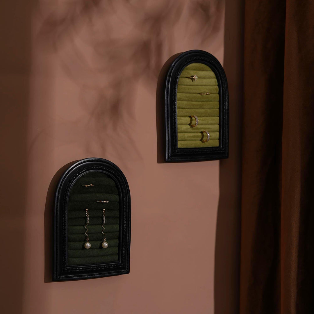 Black Arch Ring and Earring Display Stand