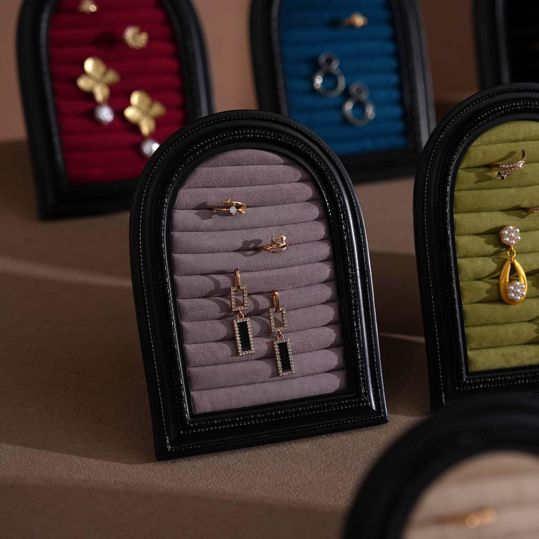 Black Arch Ring and Earring Display Stand