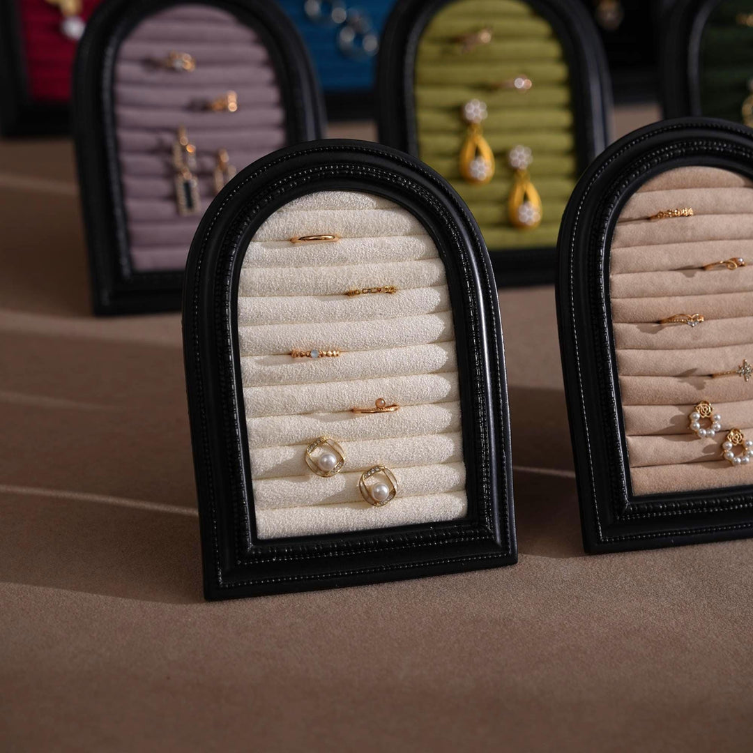 Black Arch Ring and Earring Display Stand