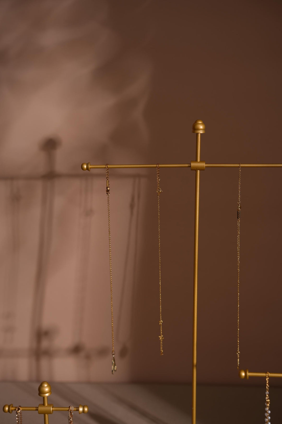 Gold Metal Jewelry Display Stand Set | Necklace, Bracelet &amp; Earring Holders for Craft Fairs