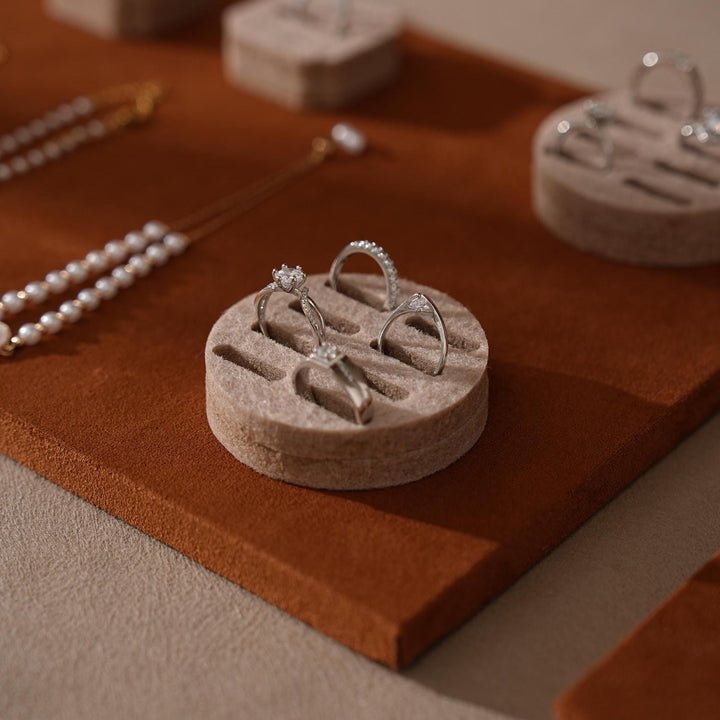 Caramel/Beige Jewelry Display Set for Markets, Booths &amp; Boutiques