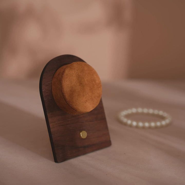 Wooden Bracelet Display Stand for Boutique Jewelry Photography