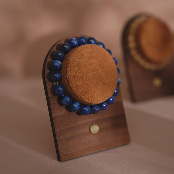 Wooden Bracelet Display Stand for Boutique Jewelry Photography