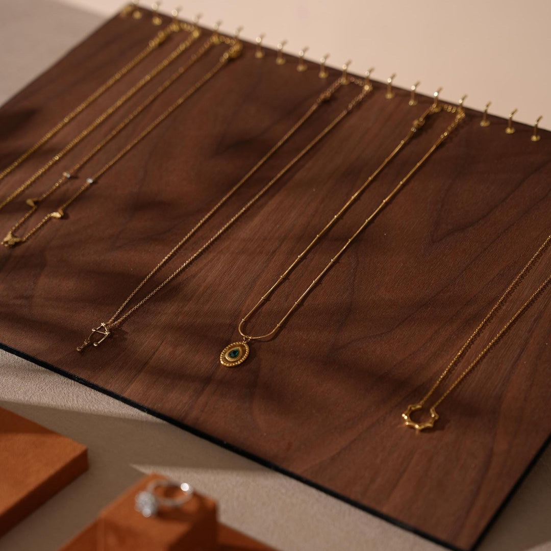 Caramel/Beige Jewelry Display Set for Markets, Booths &amp; Boutiques