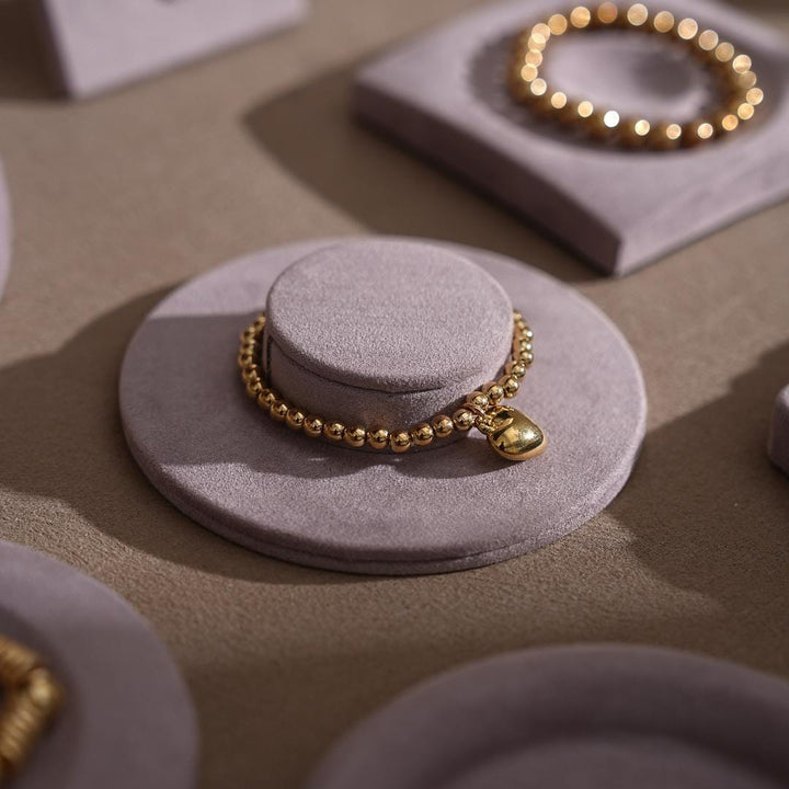 Lavender Vegan Suede Jewelry Display Dish: Ring, Bracelet, Necklace Holder