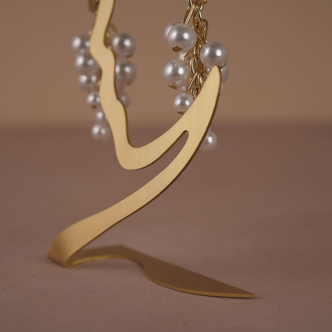 Brass Earring Stand for Store Displays