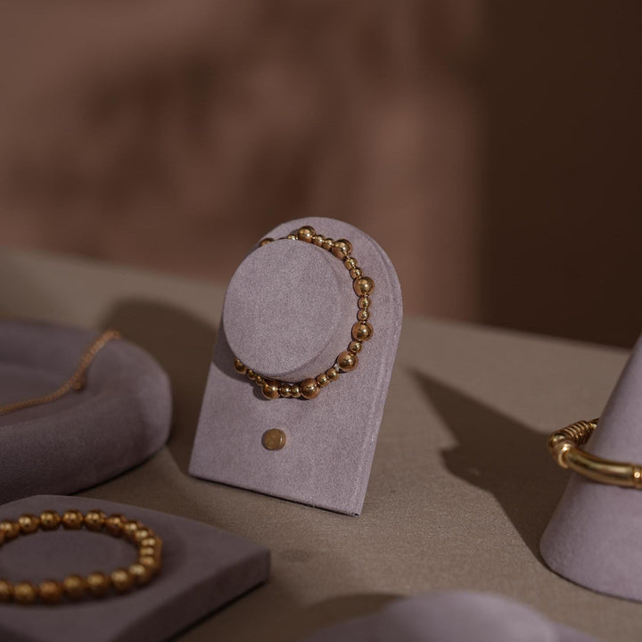 Lavender Vegan Suede Jewelry Display Dish: Ring, Bracelet, Necklace Holder
