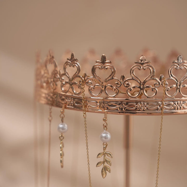 Rose Gold Necklace and Earring Display