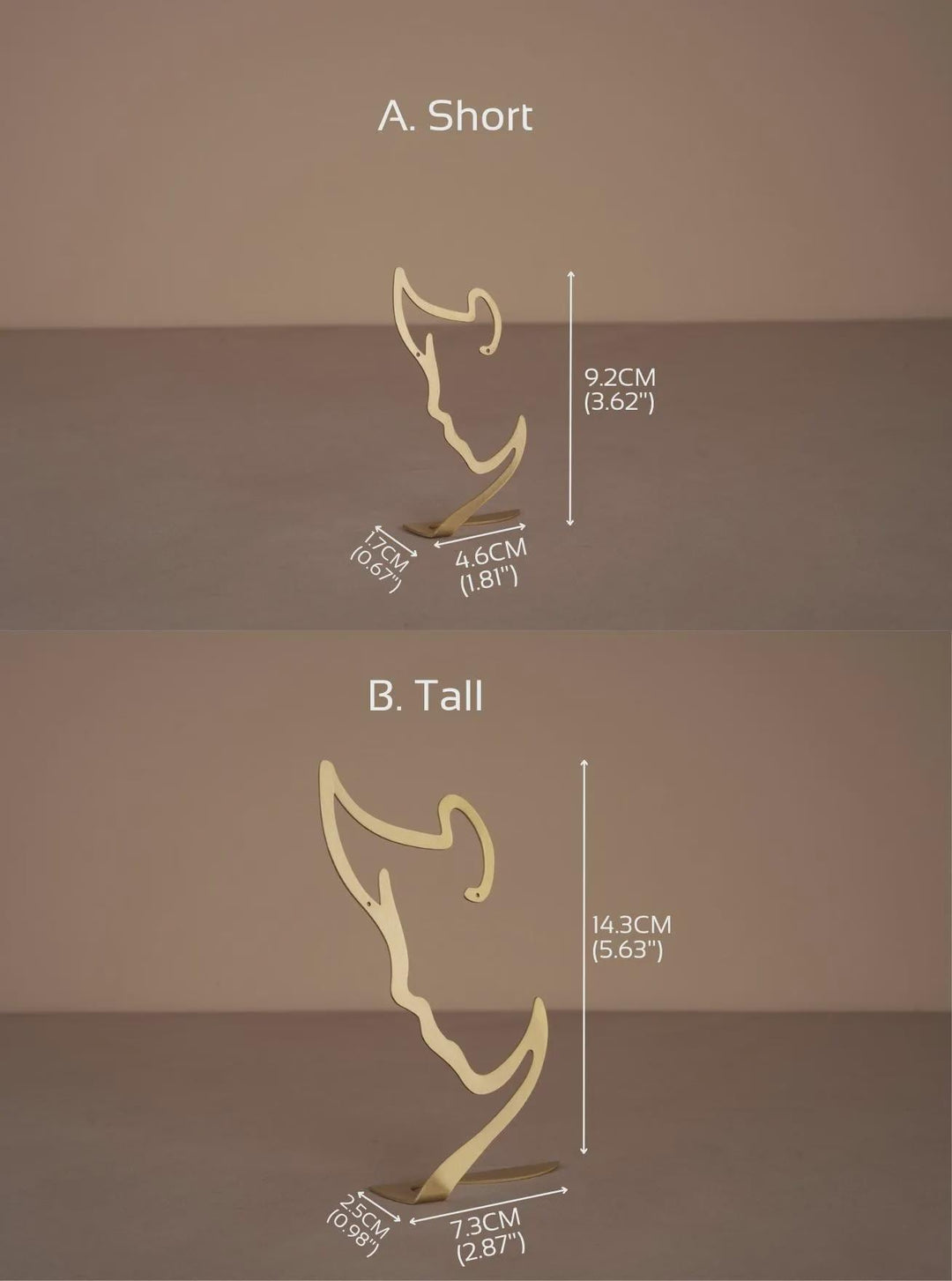 Brass Earring Stand for Store Displays