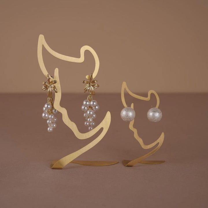 Brass Earring Stand for Store Displays