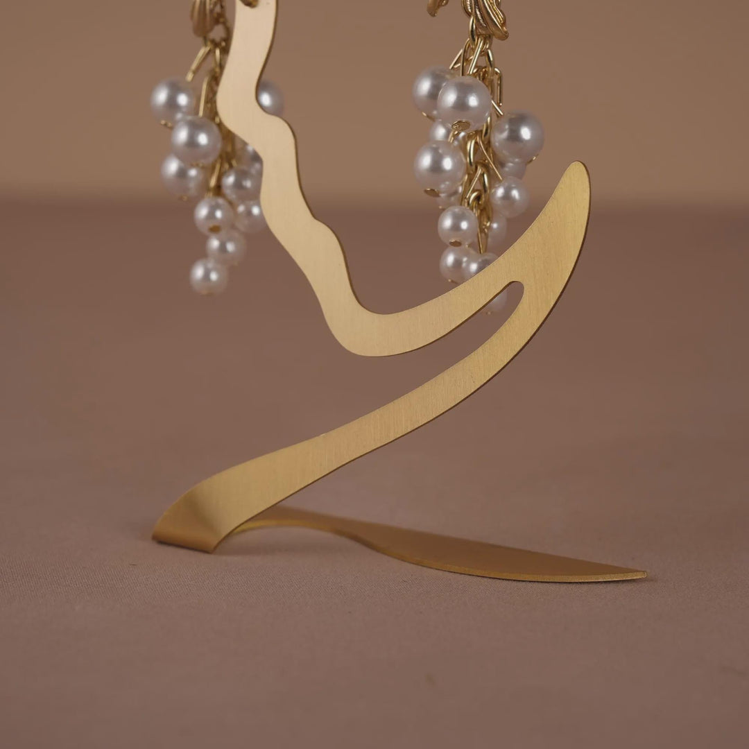 Brass Earring Stand for Store Displays