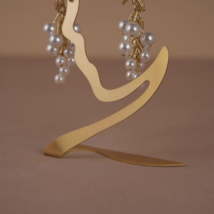 Brass Earring Stand for Store Displays