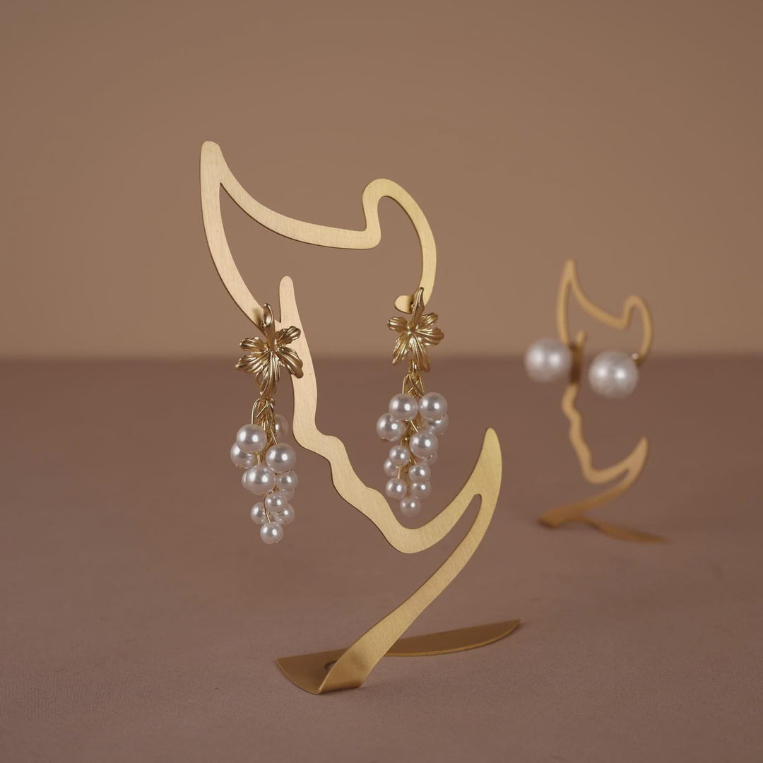 Brass Earring Stand for Store Displays